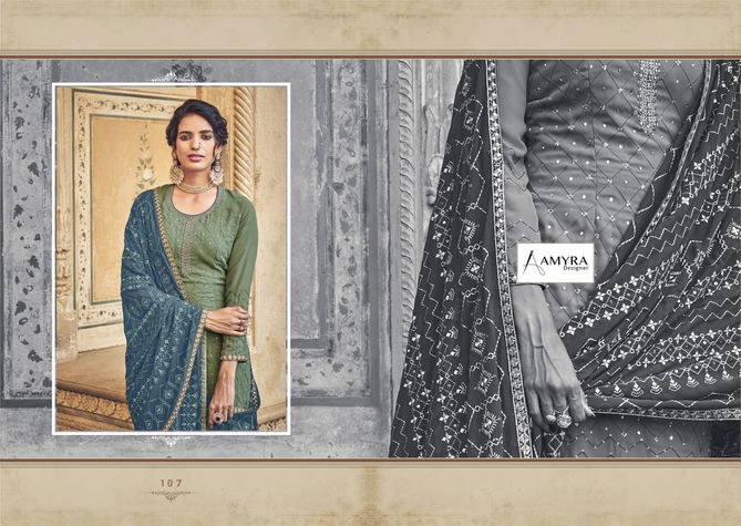 Amyra Dream Vol 2 Georgette Heavy Designer Salwar Suits Catalog
